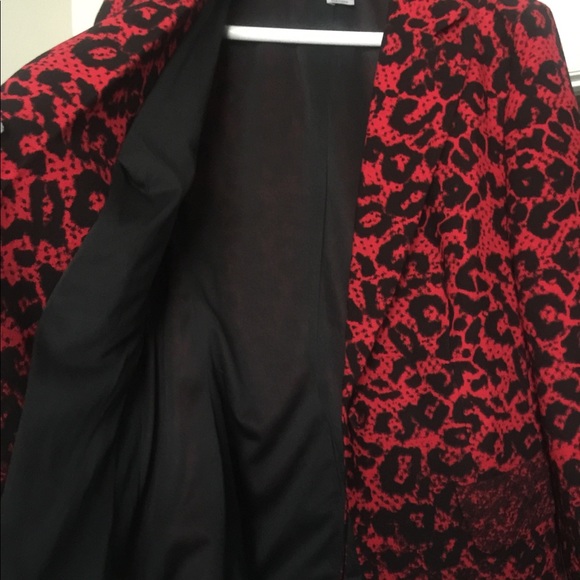 Red & Black Blazer - Picture 2 of 3
